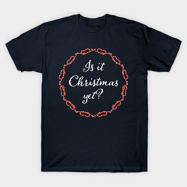 Christmas Holidays Candy Canes Graphic T-Shirt by ellenhenryart